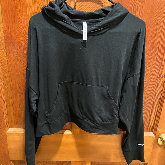 Fabletics Black Women's Cropped Hoodie - Picture 4 of 6